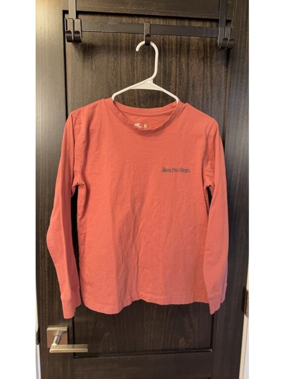Bass Pro Shops Long Sleeve T-Shirt in Red Teen Medium 0216